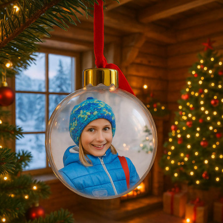 Pallina di Natale con foto