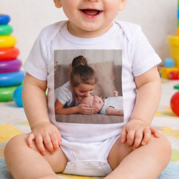 Body bebè personalizzato con foto