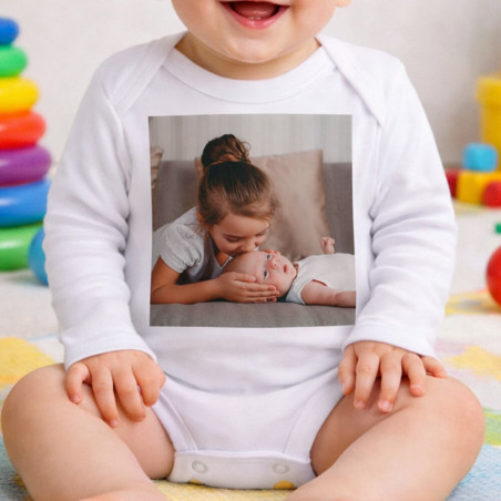 Body bebè maniche lunghe personalizzato
