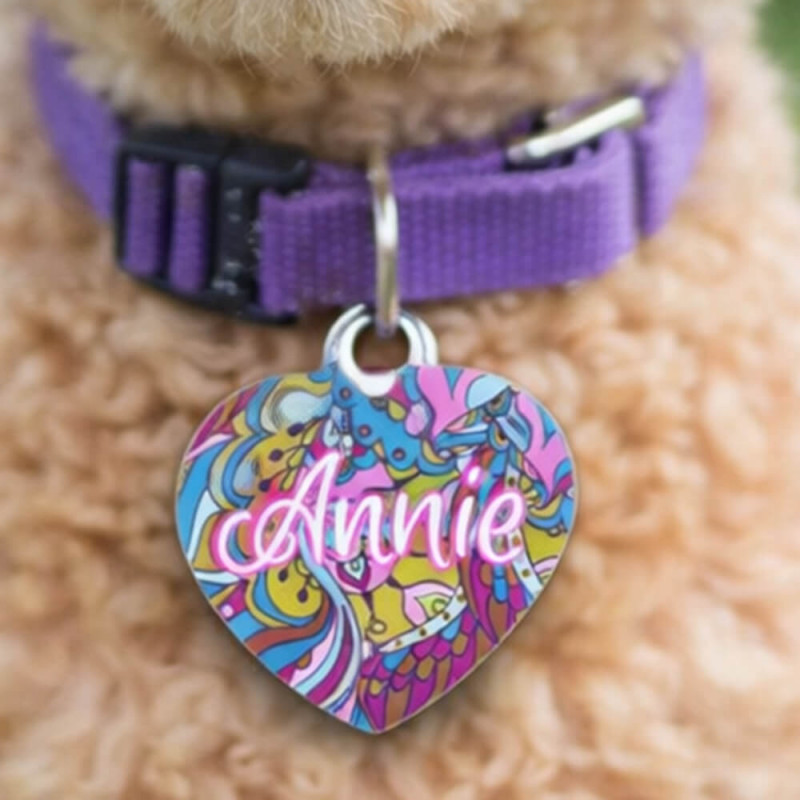 Medaglietta cuore personalizzata