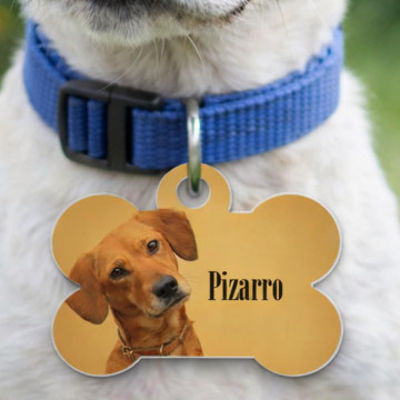 Medaglietta osso personalizzata