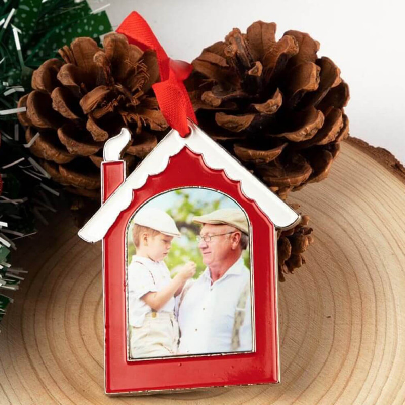 Casetta di Natale personalizzata con foto