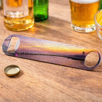 Apribottiglie inox personalizzato con foto