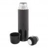 Thermos nero personalizzato inciso