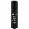 Thermos nero personalizzato inciso