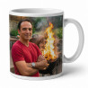 Tazza personalizzata “papà re del barbecue”