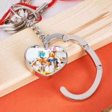 Portachiavi cuore personalizzato da borsa