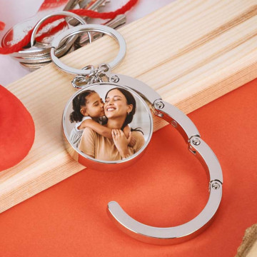 Portachiavi rotondo personalizzato da borsa
