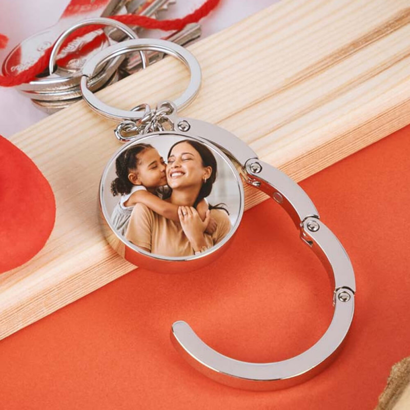 Portachiavi rotondo personalizzato da borsa