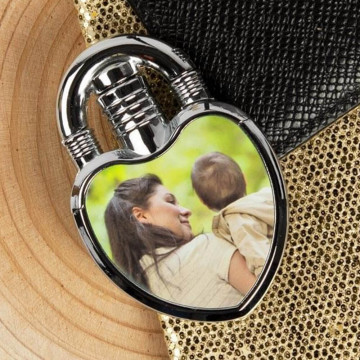 Accendino cuore personalizzato con foto