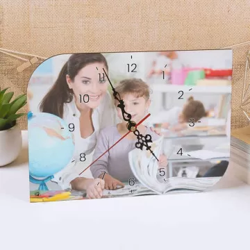 Orologio foglia personalizzato con foto