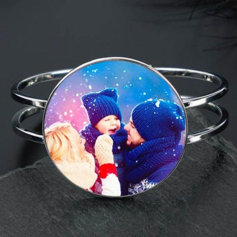 Bracciale rigido con foto