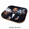 Sottobicchiere quadrato “Papà Star Hollywood”