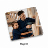 Magnete quadrato personalizzato “papà appassionato di fai da te”