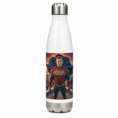 Borraccia termica da 500 ml con effetto “Super Papà”