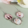 Collana con 3 foto personalizzate