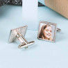 Gemelli quadrati personalizzati con foto