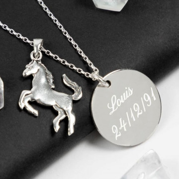 Collana cavallo personalizzata
