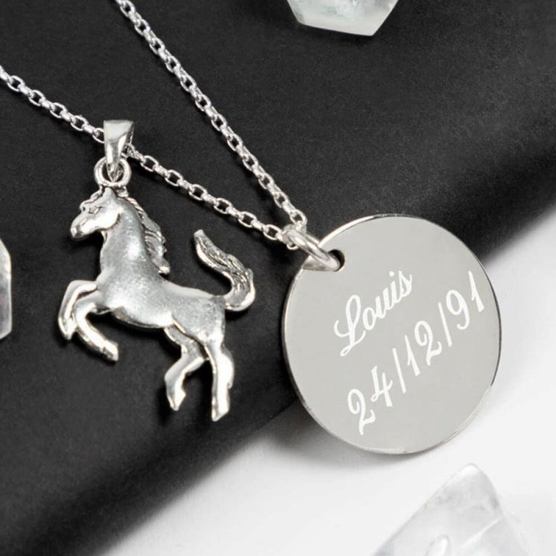 Collana cavallo personalizzata