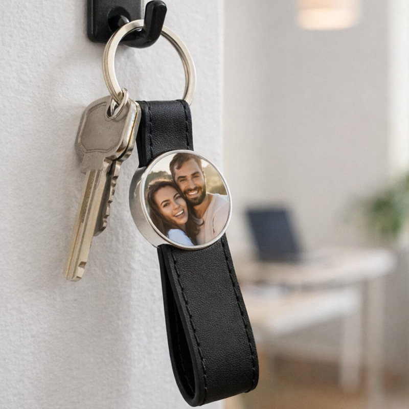 Portachiavi lungo personalizzato con foto