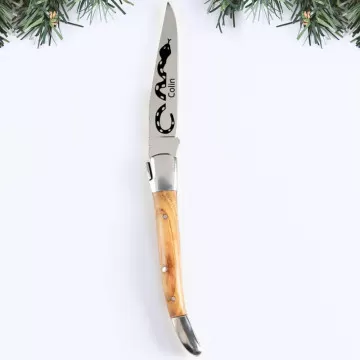 Coltello tascabile inciso tattoo