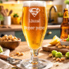Calice da birra inciso personalizzato