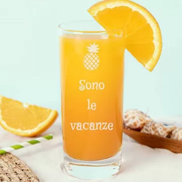 Bicchiere long drink inciso