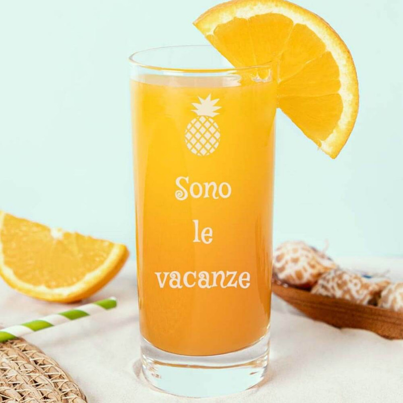 Bicchiere long drink inciso