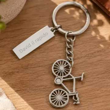 Portachiavi bici personalizzato