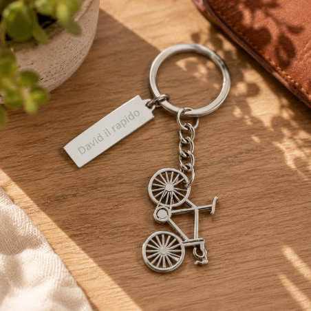 Portachiavi bici personalizzato