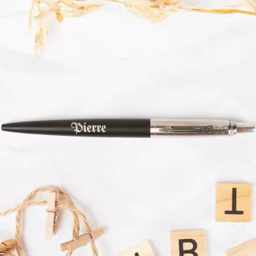 Penna Parker Jotter nera incisa
