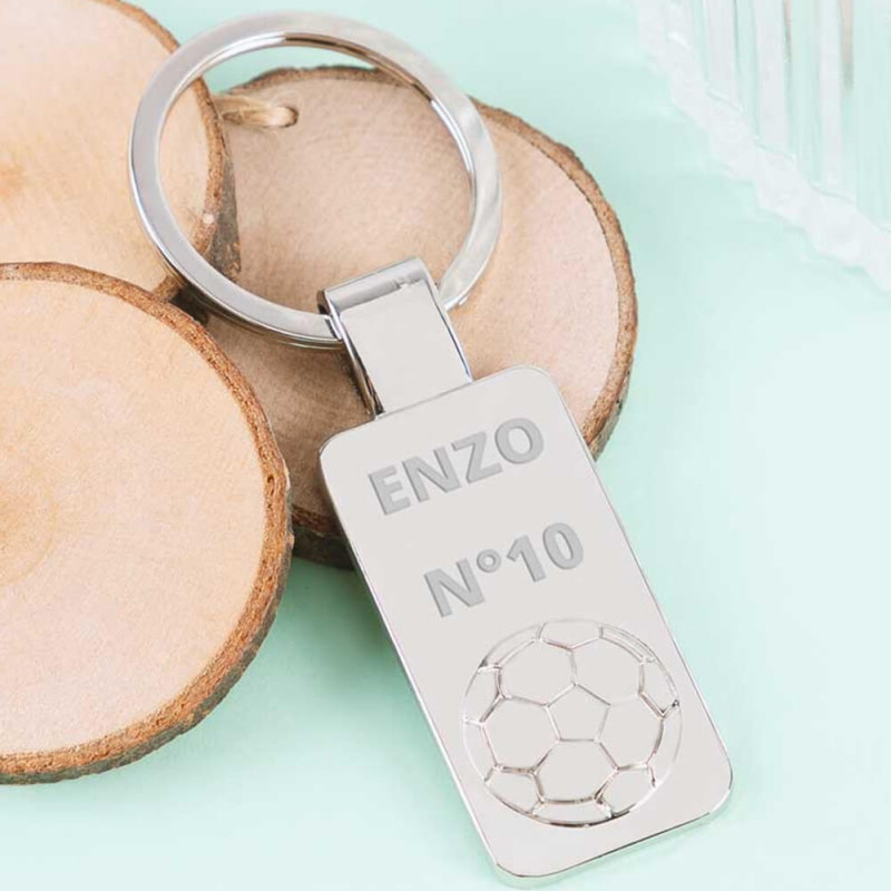 Portachiavi pallone calcio personalizzato