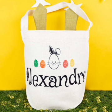 Borsa di Pasqua per bambini personalizzata con nome