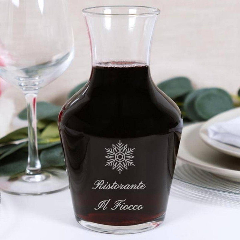 Caraffa personalizzata con incisione