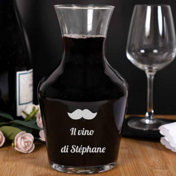 Caraffa grande personalizzata con incisione