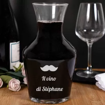Caraffa grande personalizzata con incisione