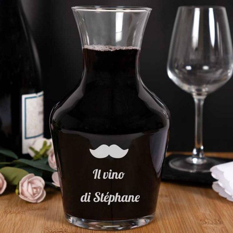 Caraffa grande personalizzata con incisione