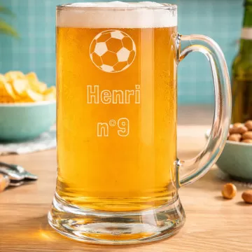 Boccale da birra personalizzato con incisione