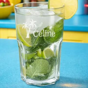 Bicchiere da Mojito personalizzato con incisione