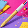 Penna Bic 4 colori oro personalizzata