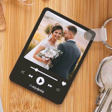 Portachiavi Spotify personalizzato con foto