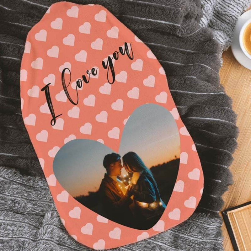 Borsa dell'acqua calda I Love You personalizzata