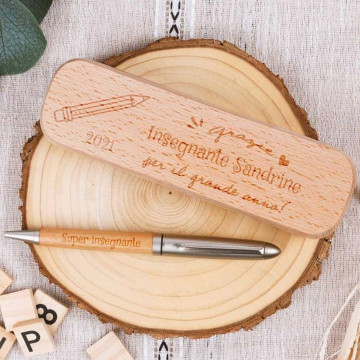 Cofanetto penna insegnante personalizzato