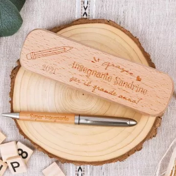 Cofanetto penna insegnante personalizzato