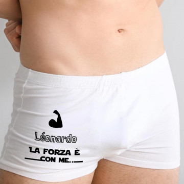 Boxer Personalizzato La Forza è in Me