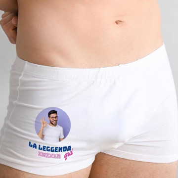 Boxer personalizzato la leggenda inizia qui