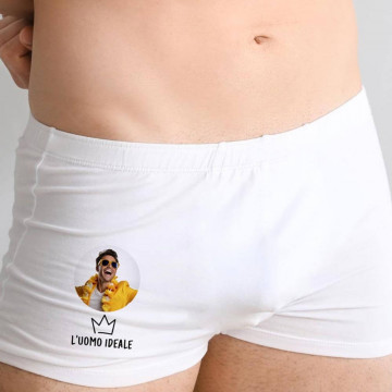 Boxer personalizzati per l'uomo ideale