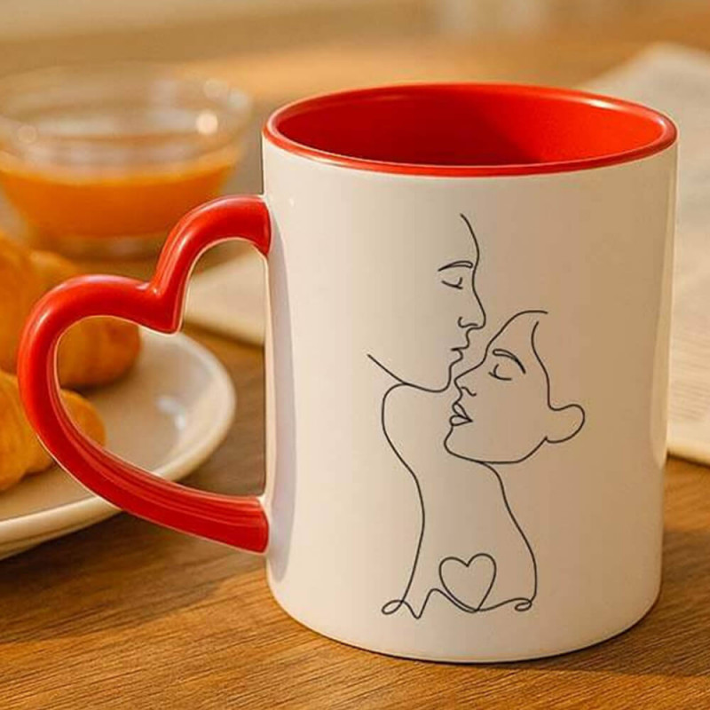 Tazza amore minimalista personalizzata