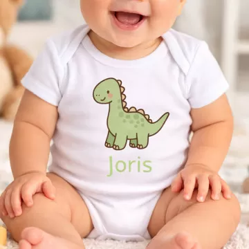 Body neonato dinosauro personalizzato