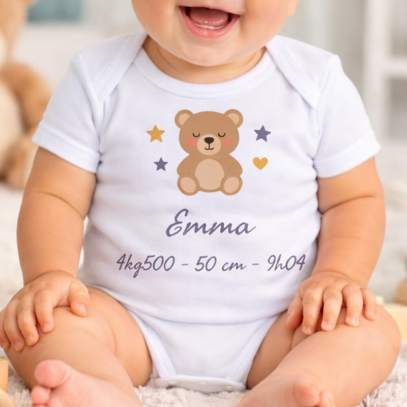 Body neonato personalizzato